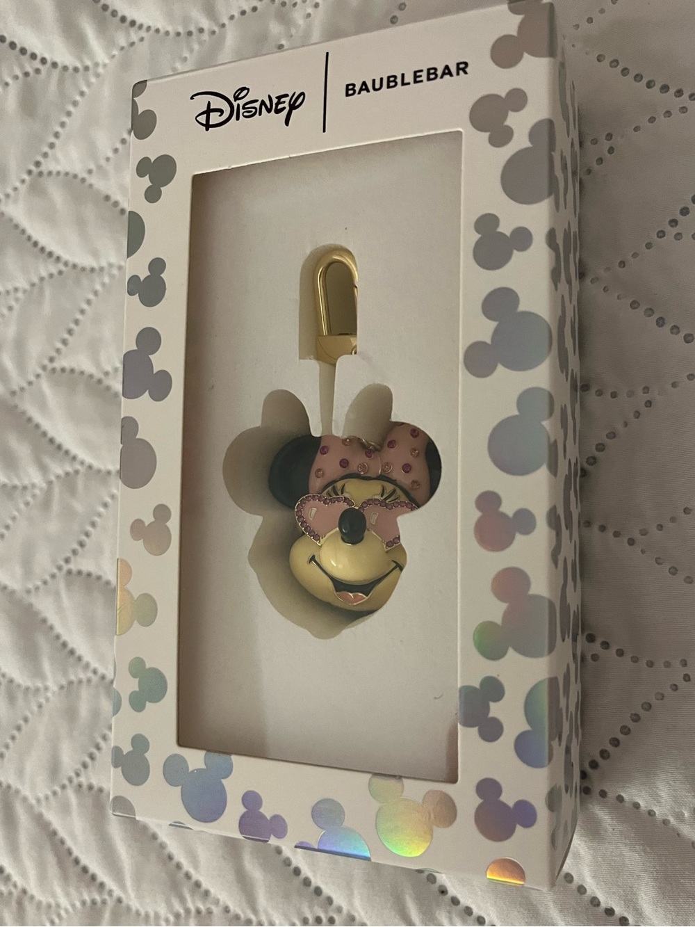 Disney BaubleBar Minnie Mouse Keychain